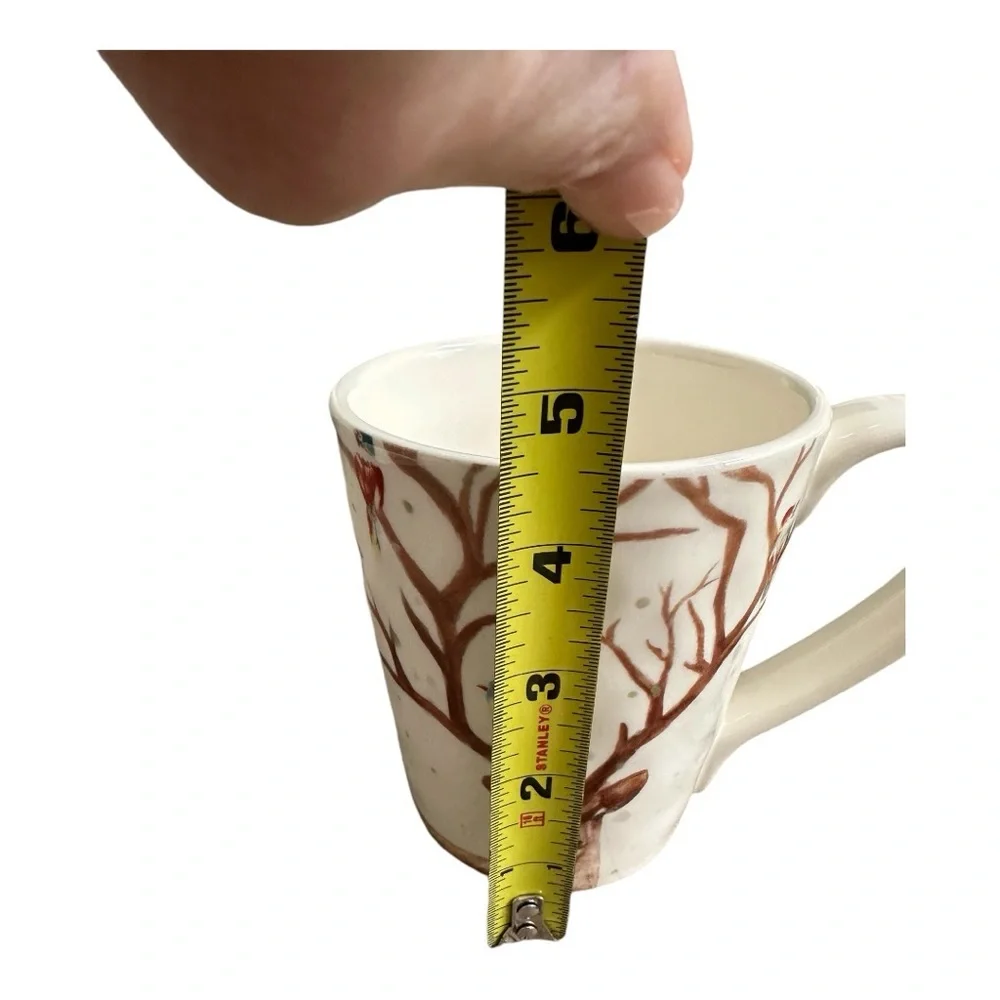 Pier 1 Imports Alexander the Deer Ironstone Plate and Mug